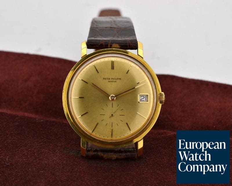 Image of Patek Philippe Vintage Calatrava Automatic 18K Yellow Gold / Champagne Dial