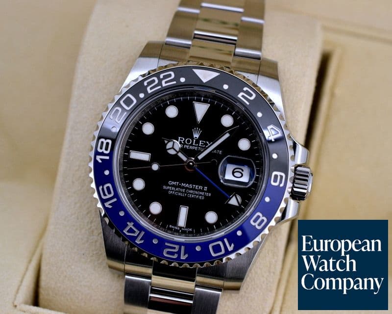 Image of Rolex GMT Master II Ceramic Black & Blue SS 