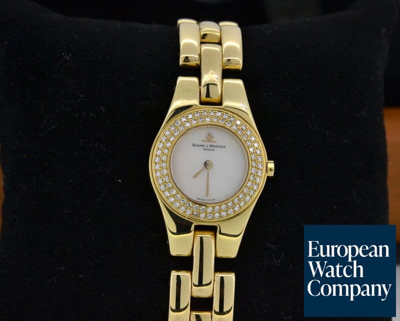 Image of Baume & Mercier Linea MOP Diamond Dial