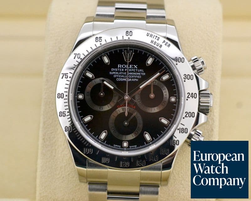 Image of Rolex Daytona SS Black Dial