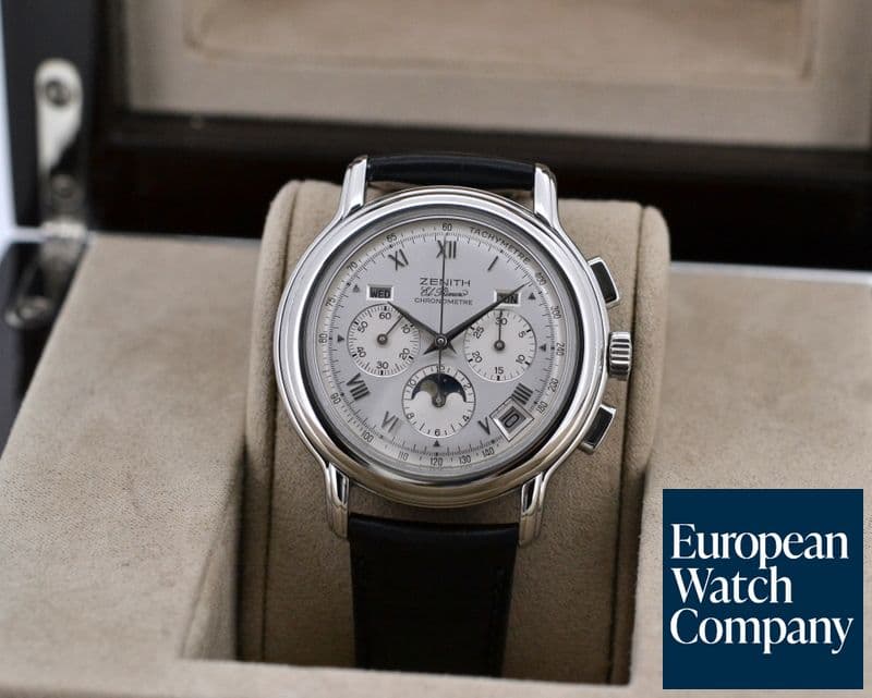 Image of Zenith Chronomaster T El Primero Moon Silver Dial SS 