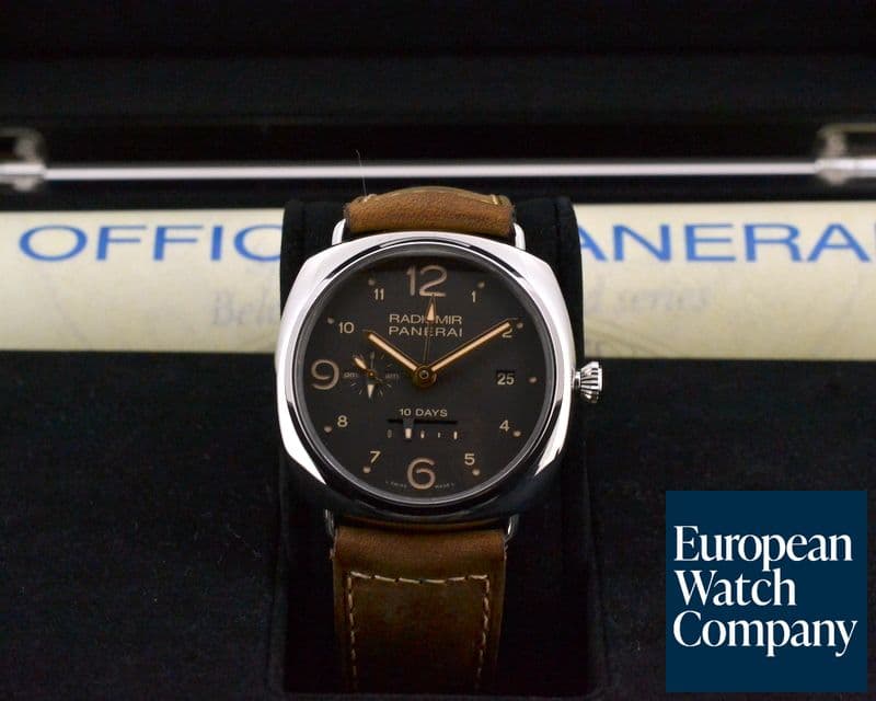 Image of Panerai Radiomir GMT 10 Day Automatic SS Brown Dial