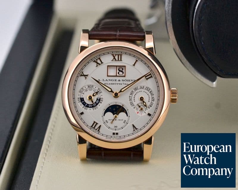 Image of A. Lange and Sohne Langematik Perpetual Calendar 18K Rose Gold