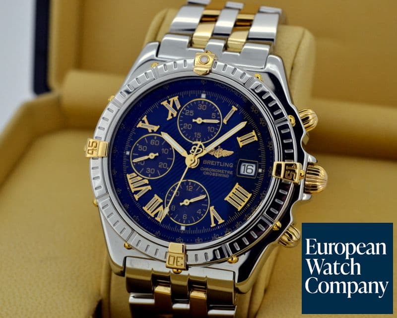 Image of Breitling Crosswind SS / 18K Blue Dial