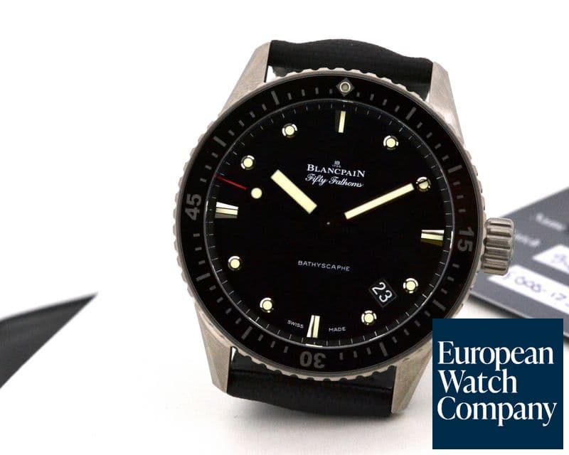 Image of Blancpain Fifty Fathoms Bathyscaphe Automatic Titanium