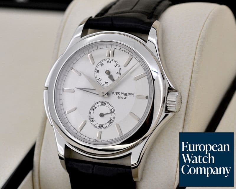 Image of Patek Philippe Travel Time Manual Silver Dial Platinum 