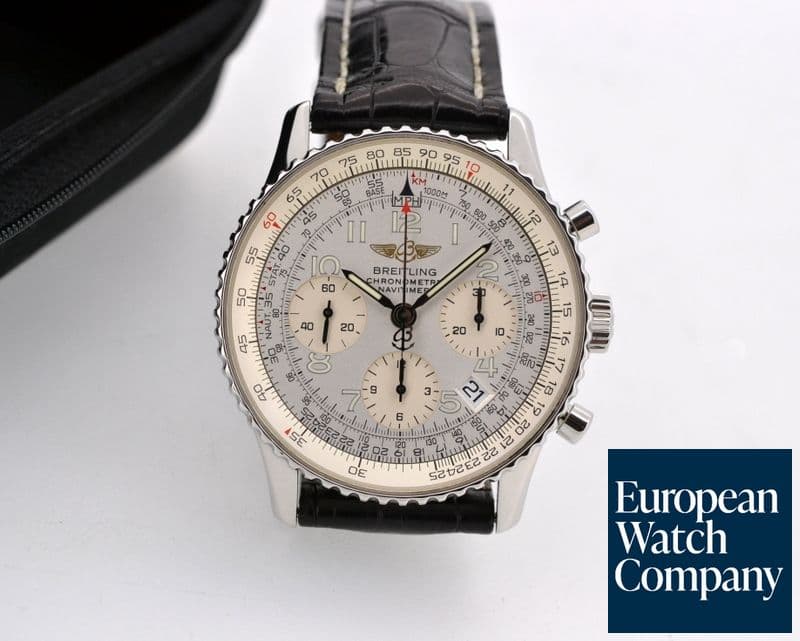 Image of Breitling Navitimer Chronograph SS Silver Dial 