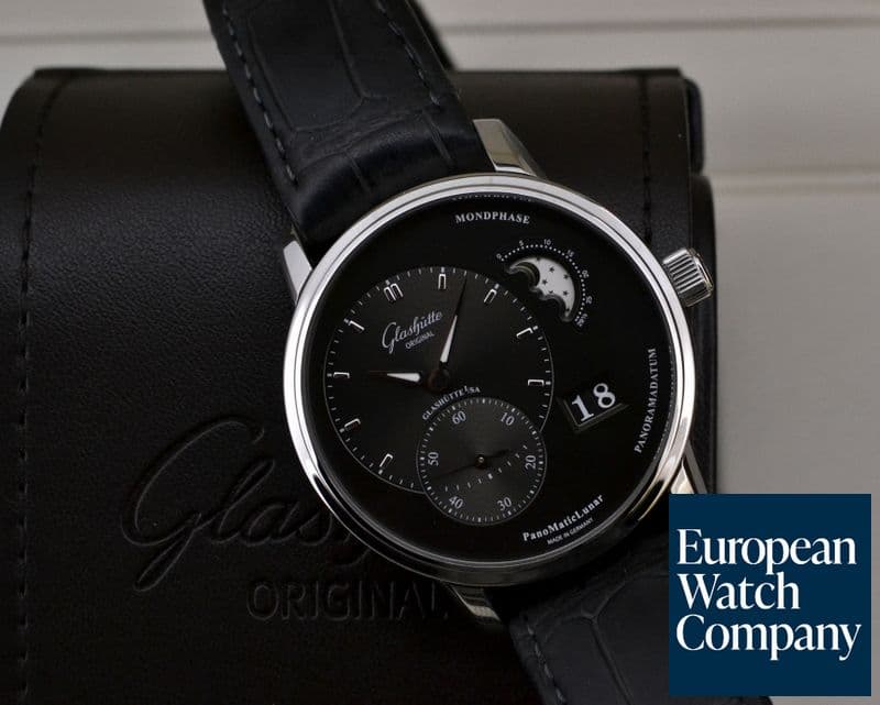 Image of Glashutte Original PanoMaticLunar SS Grey Dial