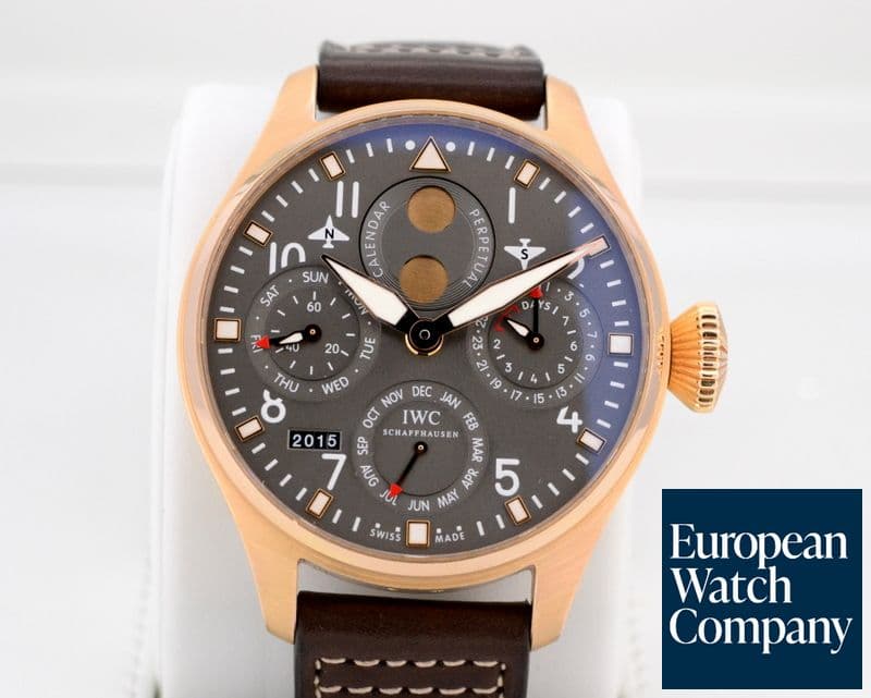Image of IWC Big Pilot Perpetual Calendar EDITION BRAZIL Limited 18K Rose 