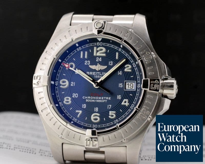 Image of Breitling Colt II Quartz SS / SS Blue Dial 41.5MM