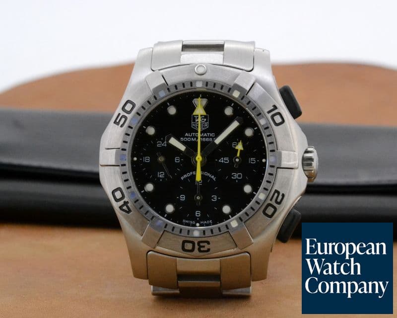 Image of TAG Heuer Aquagraph Automatic Chronograph SS Black Dial