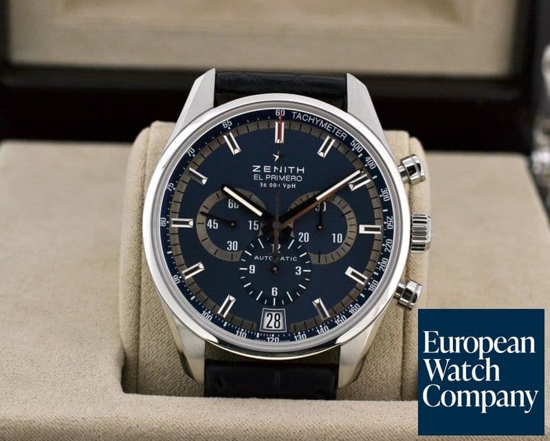 Image of Zenith El Primero Chronograph Blue Dial