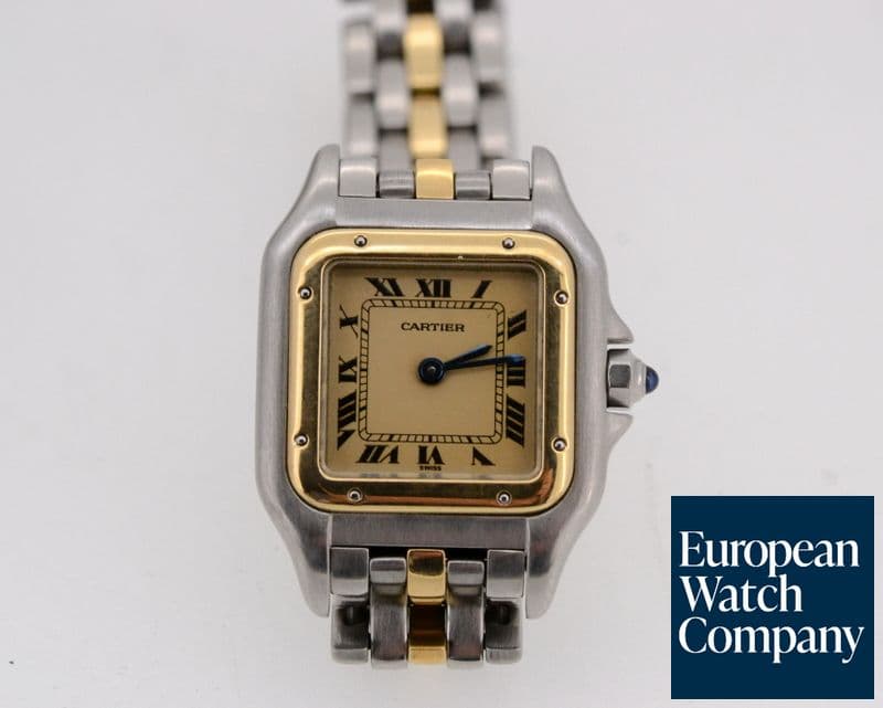 Image of Cartier Santos Square SS / 18K Yellow Gold Quartz 
