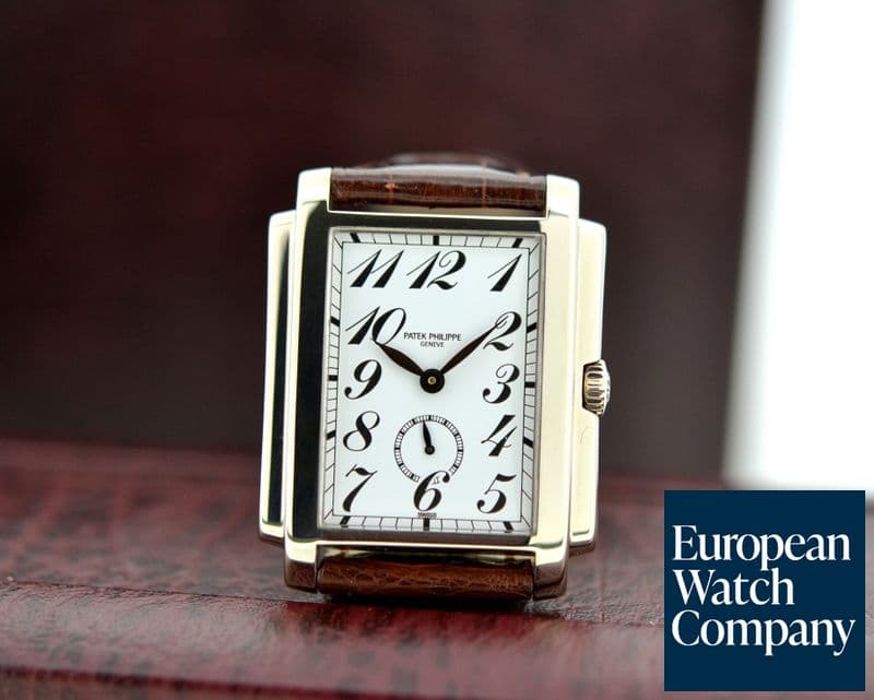Image of Patek Philippe Gondolo White Dial Arabic Numerals 18K White Gold