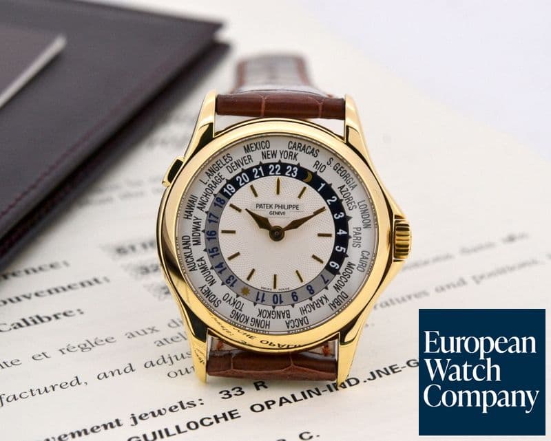 Image of Patek Philippe World Time 18K Yellow Gold