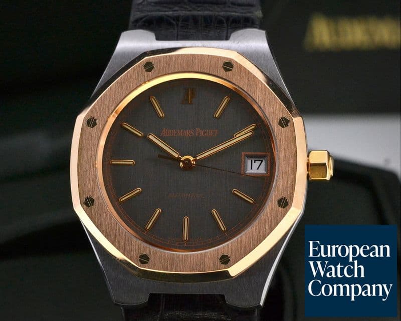 Image of Audemars Piguet Royal Oak Cuir Automatic 18K Rose Gold / Tantalum