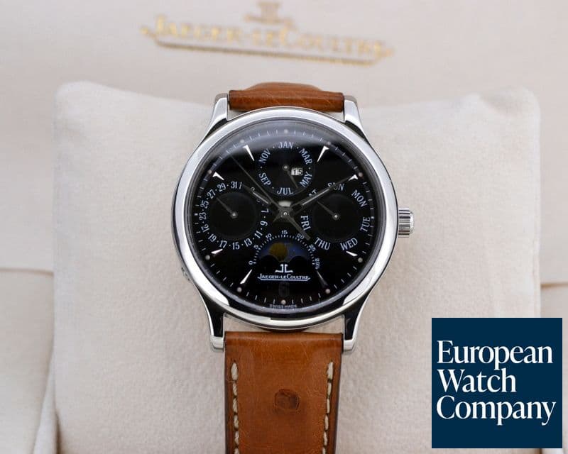 Image of Jaeger LeCoultre Master Perpetual SS Black Dial