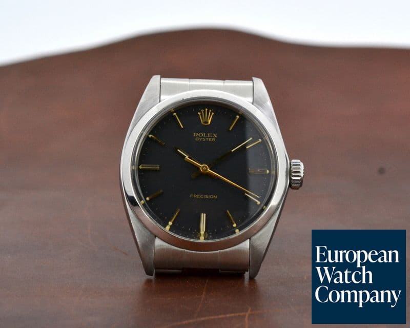 Image of Rolex Precision SS Black Dial Circa 1970 