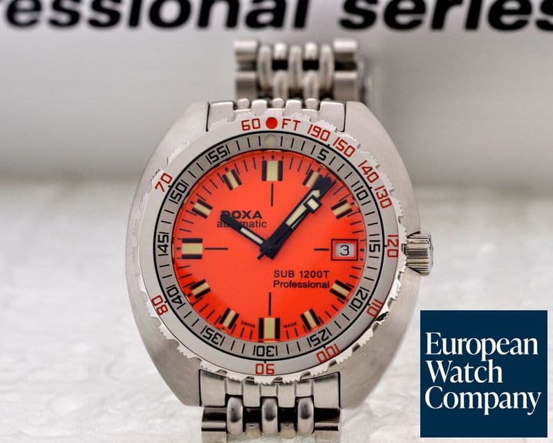 Image of Doxa SUB 1200T Professional 
SS Orange Dial Limited