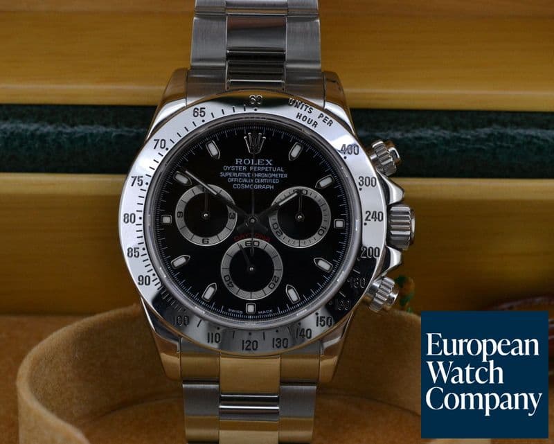 Image of Rolex Daytona SS Black Dial