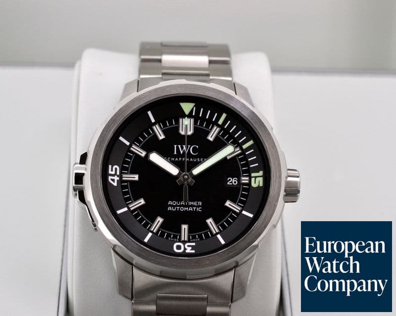 Image of IWC Aquatimer Automatic Black Dial SS / SS