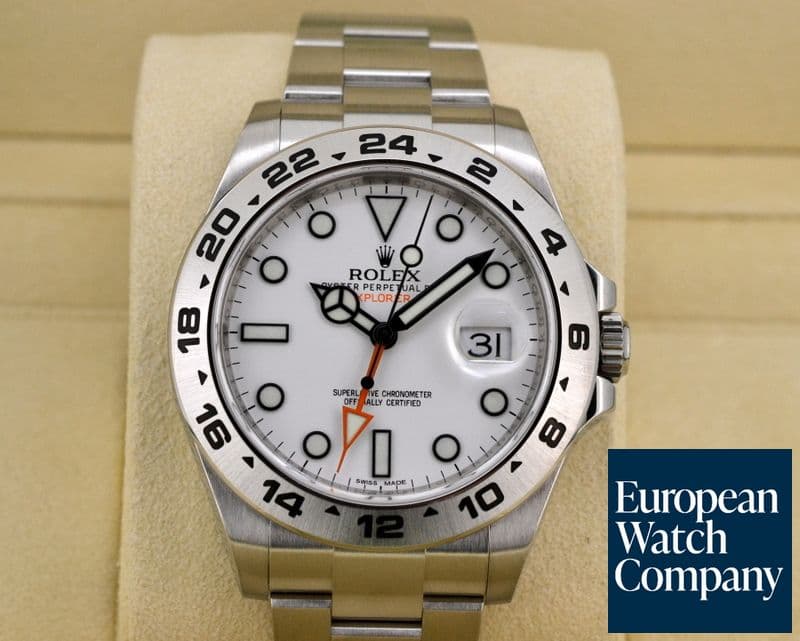 Image of Rolex Explorer II White Dial 