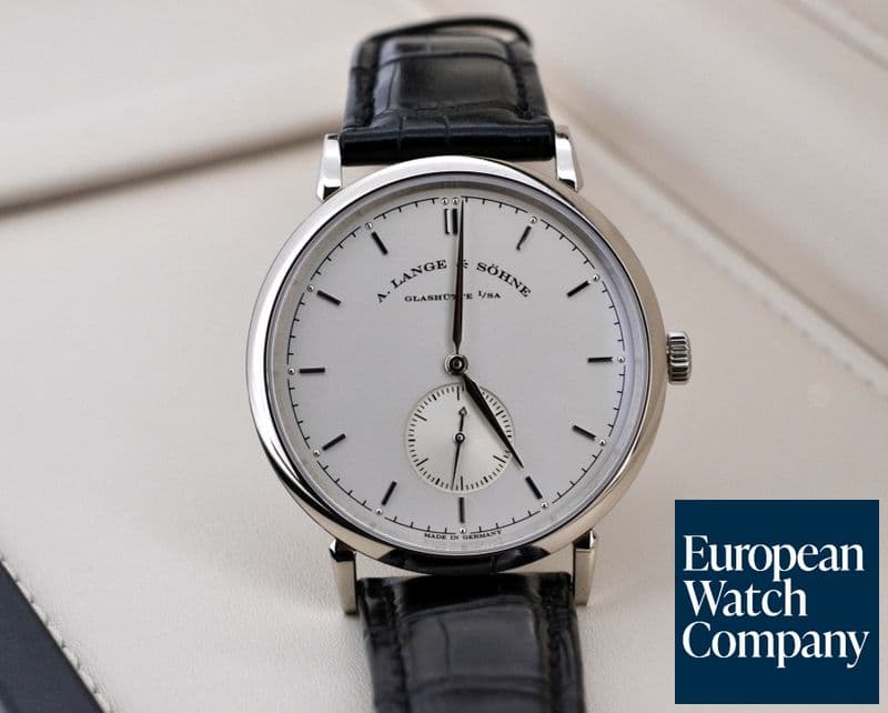 Image of A. Lange and Sohne Saxonia Manual Wind 18K White Gold 