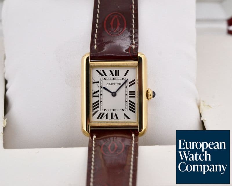Image of Cartier Tank Solo Ladies Quartz 18K Yellow Gold