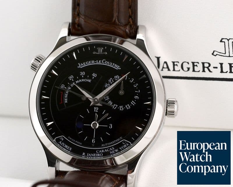 Image of Jaeger LeCoultre Master Geographic SS Black 