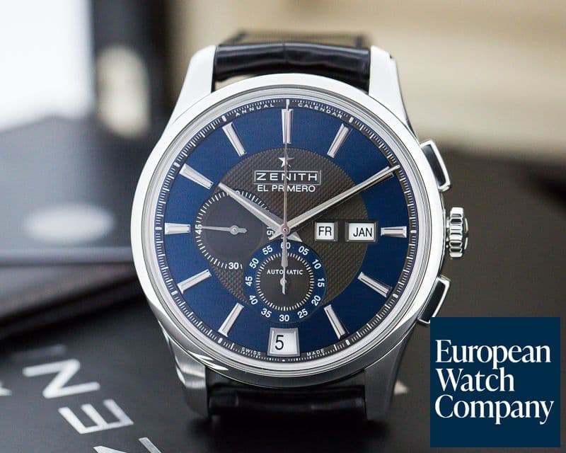 Image of Zenith Captain Winsor Chronograph SS / Blue Dial