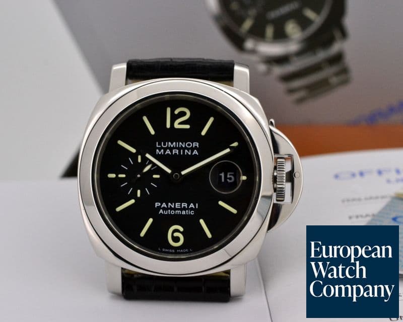 Image of Panerai Luminor Automatic SS Black Dial 
