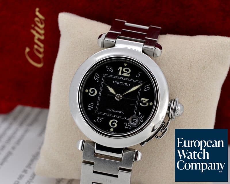 Image of Cartier Pasha C Black Dial SS
