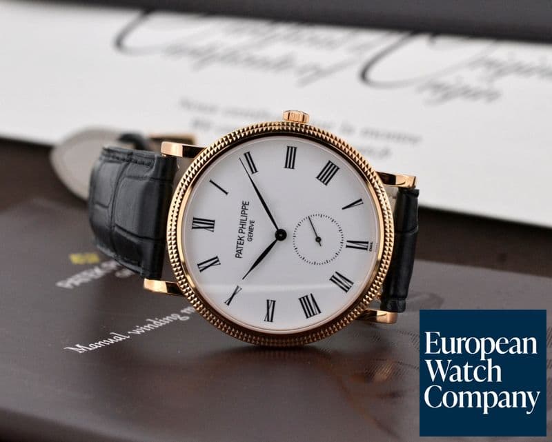 Image of Patek Philippe Calatrava 18K Rose Gold Enamel Dial