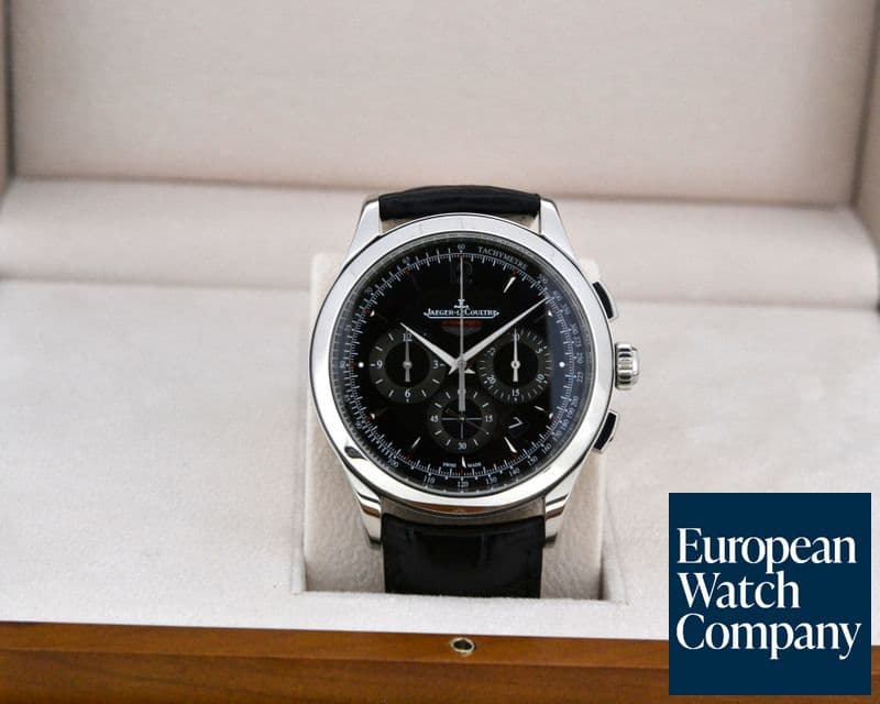 Image of Jaeger LeCoultre Master Chronograph Aston Martin SS Black Dial 
