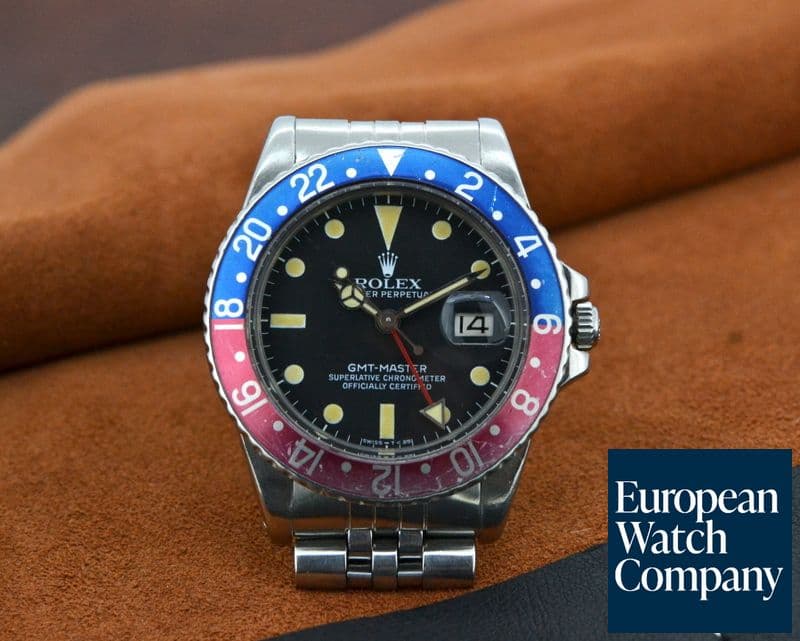Image of Rolex GMT Master Blue / Red "Pepsi Bezel" Circa 1979