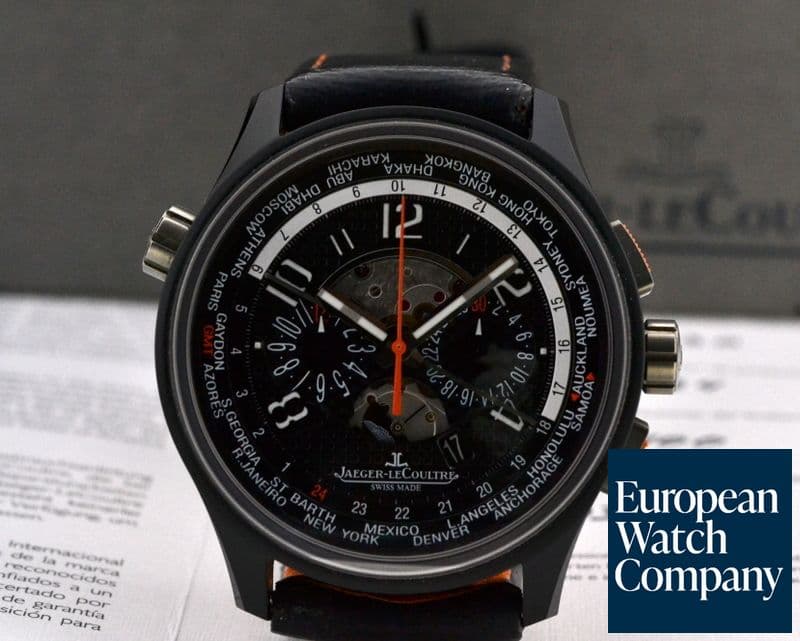 Image of Jaeger LeCoultre AMVOX5 World Chonograph Racing Ceramic / Titanium 