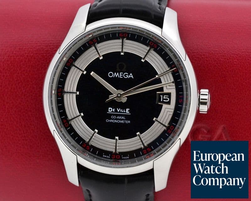Image of Omega DeVille Hour Vision Co Axial Chronometer SS / Leather