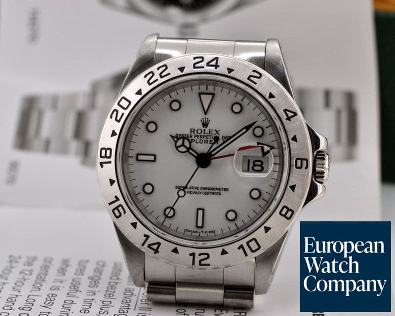 Image of Rolex Explorer II White Dial 