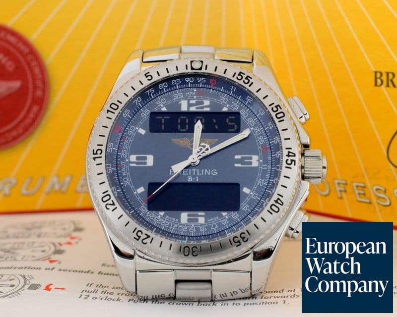 Image of Breitling B-1 Professional Chronometre Grey Dial SuperQuartz SS / SS