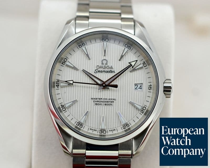 Image of Omega Aqua Terra Co-Axial Date Silver Dial SS / SS 