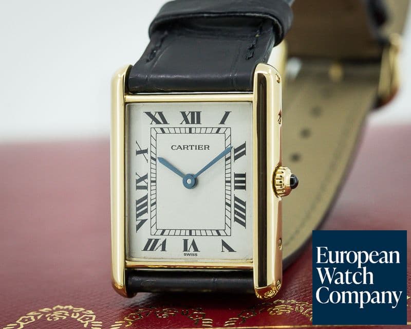 Image of Cartier Tank Louis Quartz 18K Yellow Gold