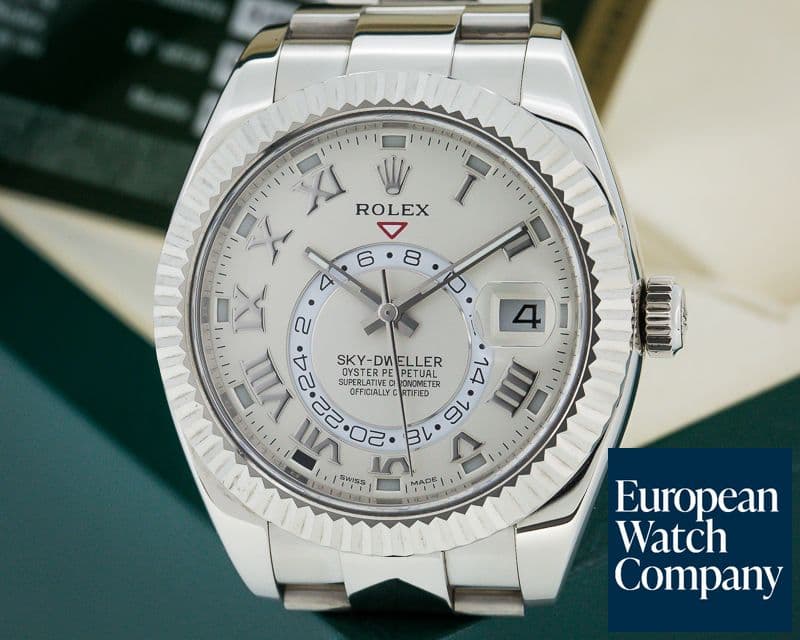 Image of Rolex Sky Dweller 18K White Gold / White Gold Bracelet