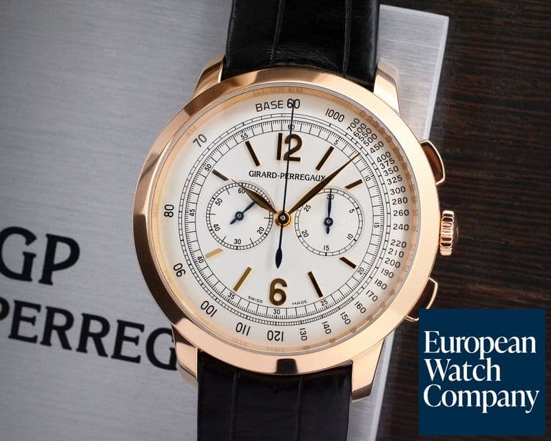 Image of Girard Perregaux 1966 Classique Chronograph 18K Rose Gold 