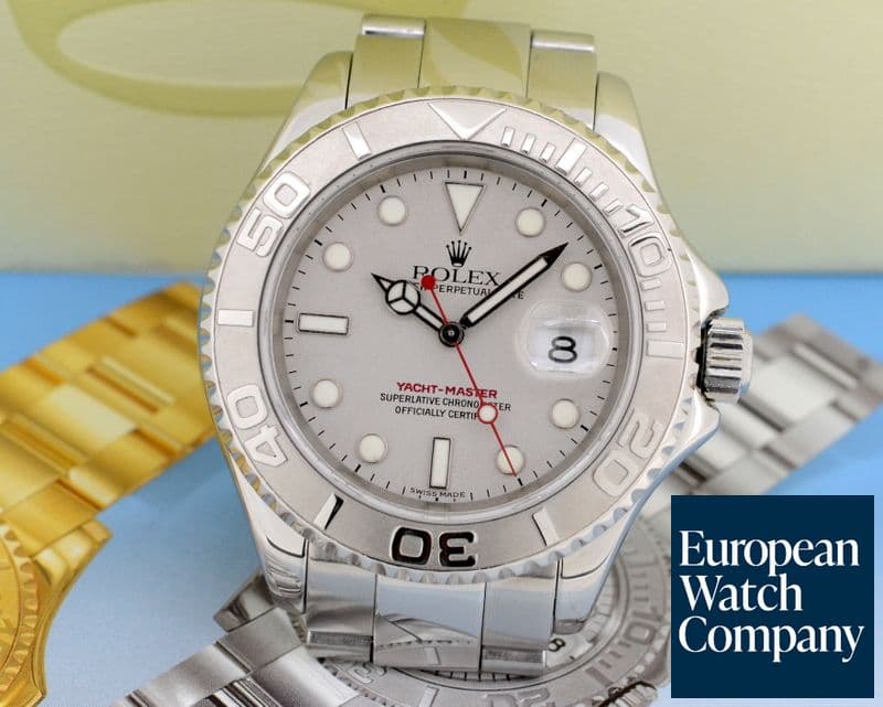 Image of Rolex Yacht Master SS Platinum Bezel 
