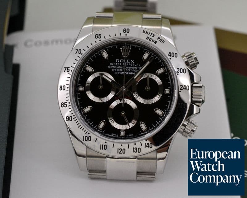 Image of Rolex Daytona SS Black Dial
