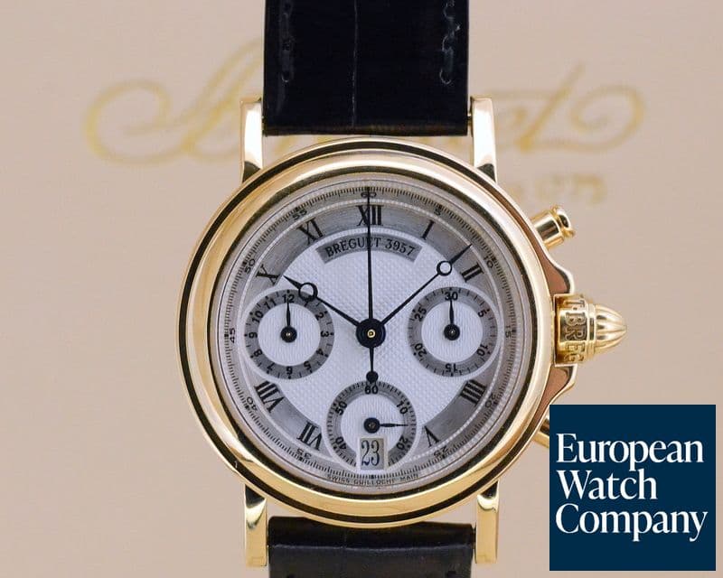 Image of Breguet Marine Chronograph Midsize 18K Yellow Gold