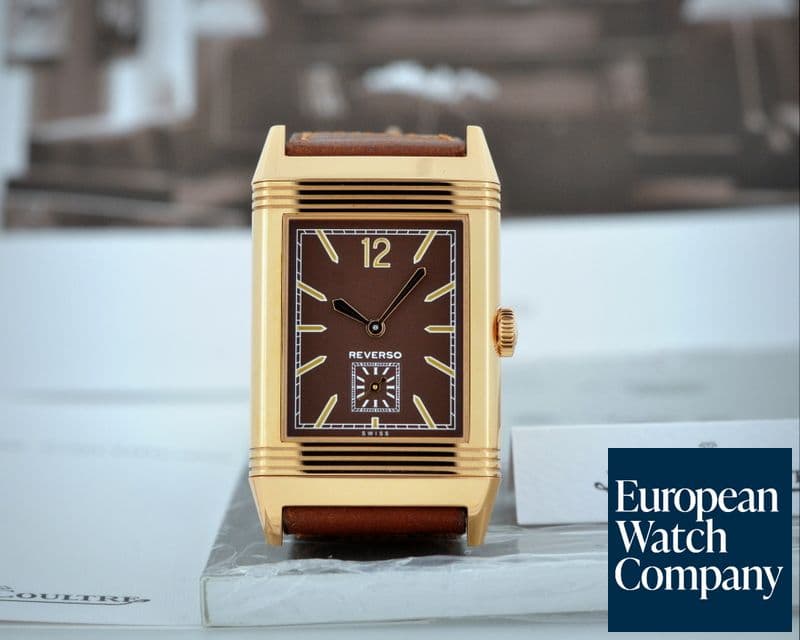 Image of Jaeger LeCoultre Grande Reverso Ultra Thin "Tribute 1931" Brown 18K Rose Gold

