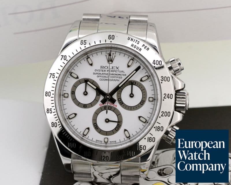 Image of Rolex Daytona White Dial SS 