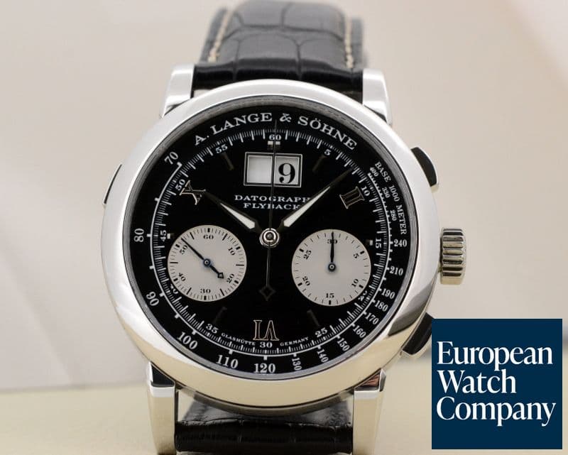 Image of A. Lange and Sohne Datograph Flyback Platinum / Deployant Buckle