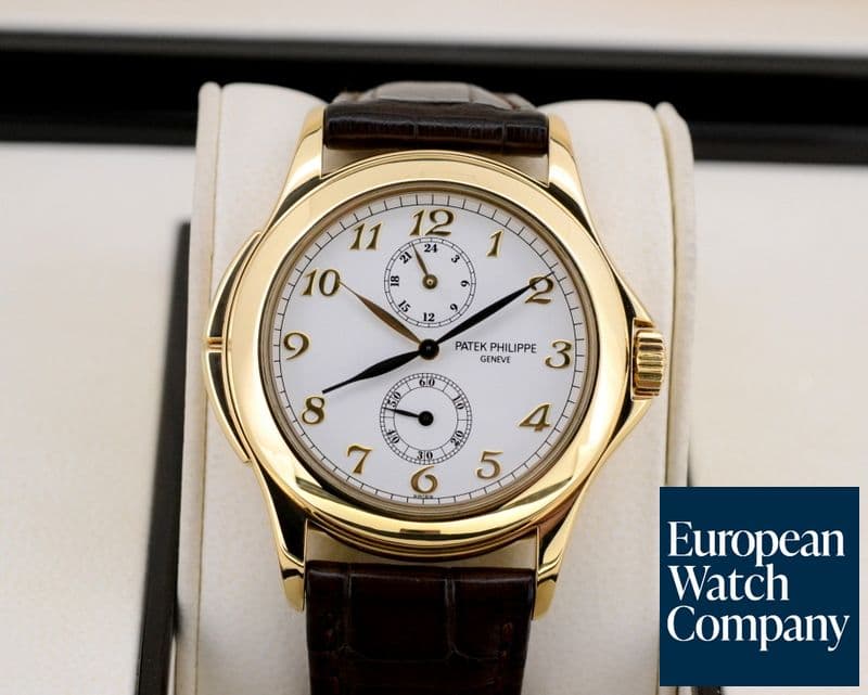 Image of Patek Philippe Travel Time 18K Yellow Gold Manual Wind
